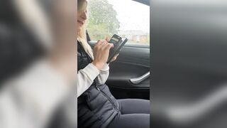 I'm into my Vehicle, trying out my Remote Dildo, its