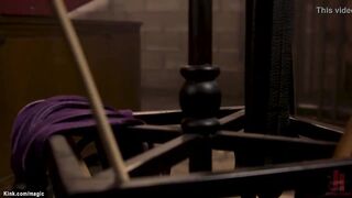 Tied skank huge booty finger fuck and banged