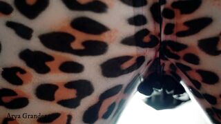 Rubber Latex Leopard Catsuit Gf. fem dom pov of kinging Dreams.