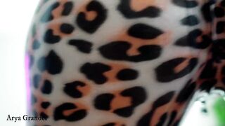 Rubber Latex Leopard Catsuit Gf. fem dom pov of kinging Dreams.