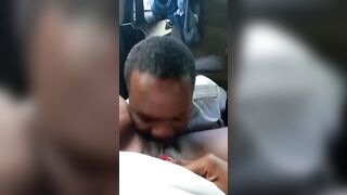 Jamaican Montego Bay Police Officer Sucking Off Snatch on Lunch Break