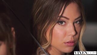 VIXEN Rivals Avery & Naomi team up to seduce fencing