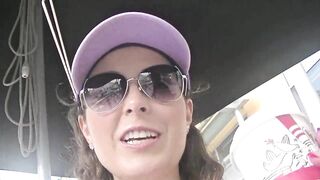 Upskirt Wifey 23 - Helena Price Flashing My Snatch Inside