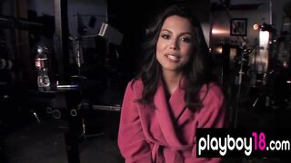 goddess big titted hispanic Raquel Pomplun looks stunning into Beauty underwear