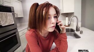 BrutalX - Ginger Madi Collins gets brute-banged lesson