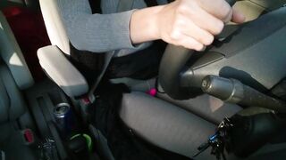 Masturbation into Vehicle, Stockings have a Hole