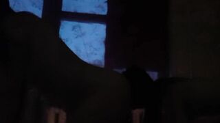 Наш бурный секс втроём освещался гирляндами - IkaSmokS