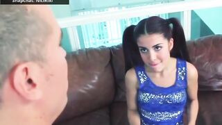 Step Sister Gets a Jizzed and Facial while Having Fun a