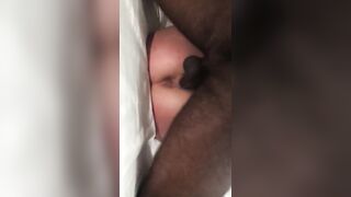 Ally getting Blacked while Hubby Records.