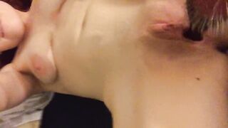 Hot Young Red Head Fucks Smirnoff Bottle