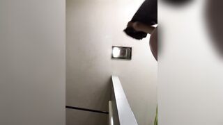 Wc Quickie with Husbands Friend that he Brought Home from