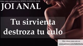 JOI ANAL - Sirvienta Destroza tu Culo