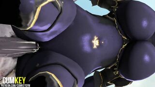SFM African ELF SITTING ON THE WRONG MUSHROOM Monster BONED