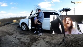 Women watched me screwed with my BF (strap-on, jizzed two